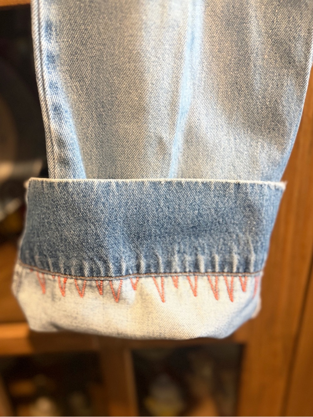 Levi’s 514 Flare Jeans Size 5 Vintage Y2K Embroidered Floral Denim See Details - Picture 7 of 15